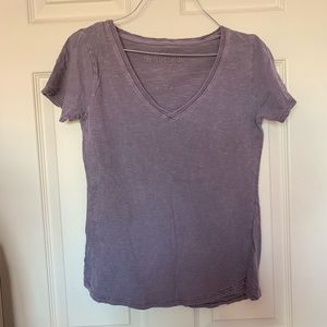 Aeropostale Purple V-neck Tee Size XS